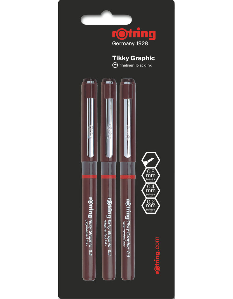 Rotring 1904811 Tikky Graphic Fineliners