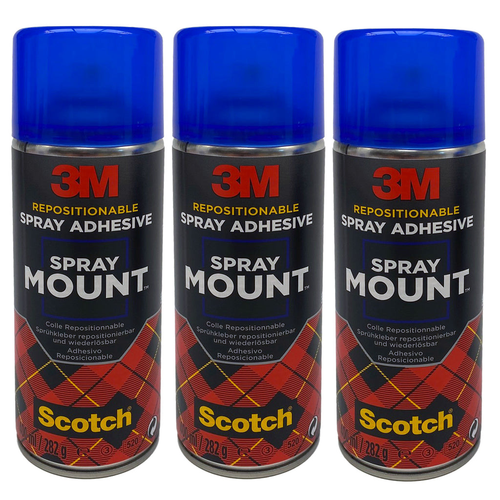 3M Spray Mount 400ml cans repositional spray glue