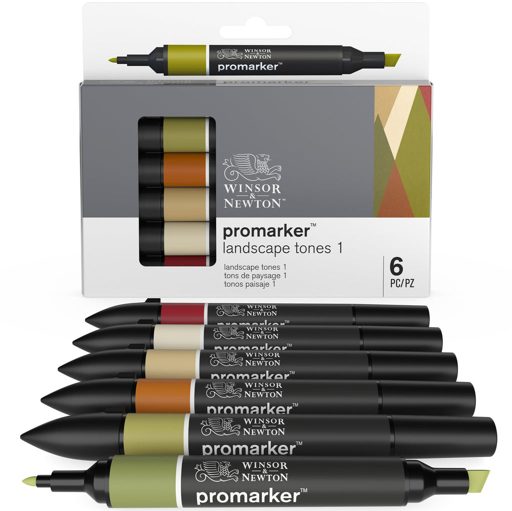 Winsor & Newton Promarker Landscape Set of 6