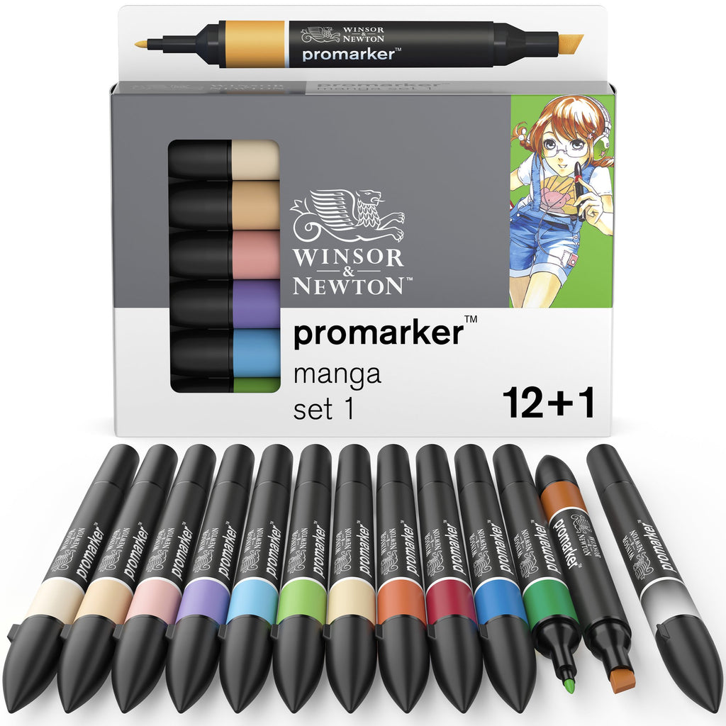 0290139 Winsor & Newton Promarker manga expansion set 1