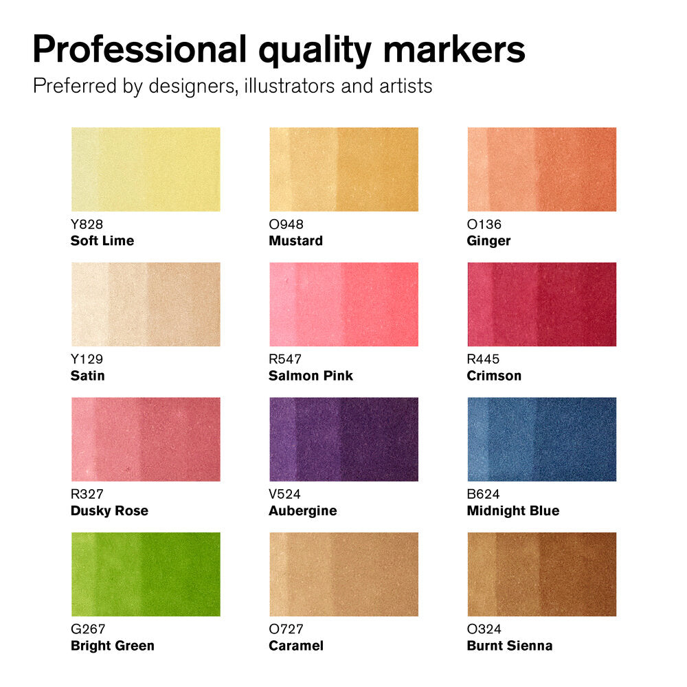 Colour swatch for Winsor & Newton Promarker Steampunk Set