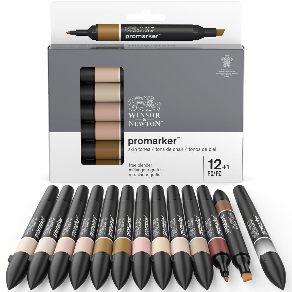 Winsor & Newton Promarker Skin Tones Set of 12
