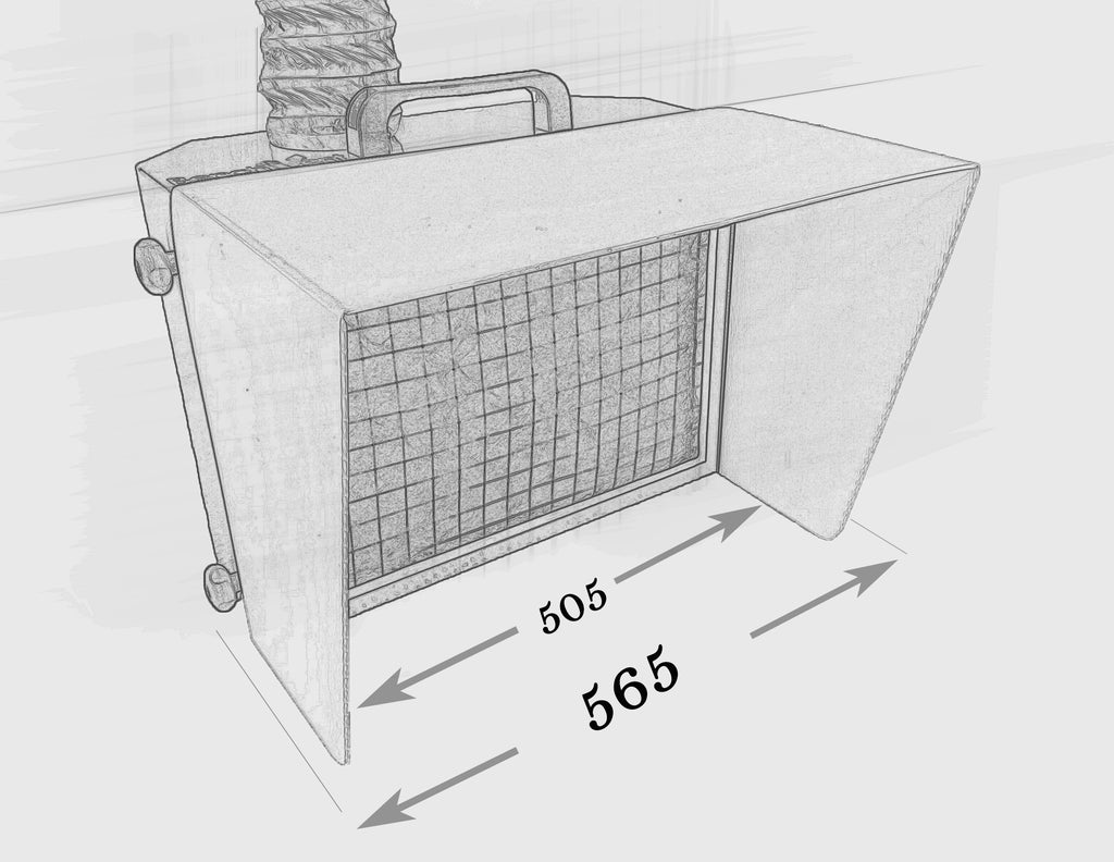 Bench Vent Artists Sketch A300S-D spray booth
