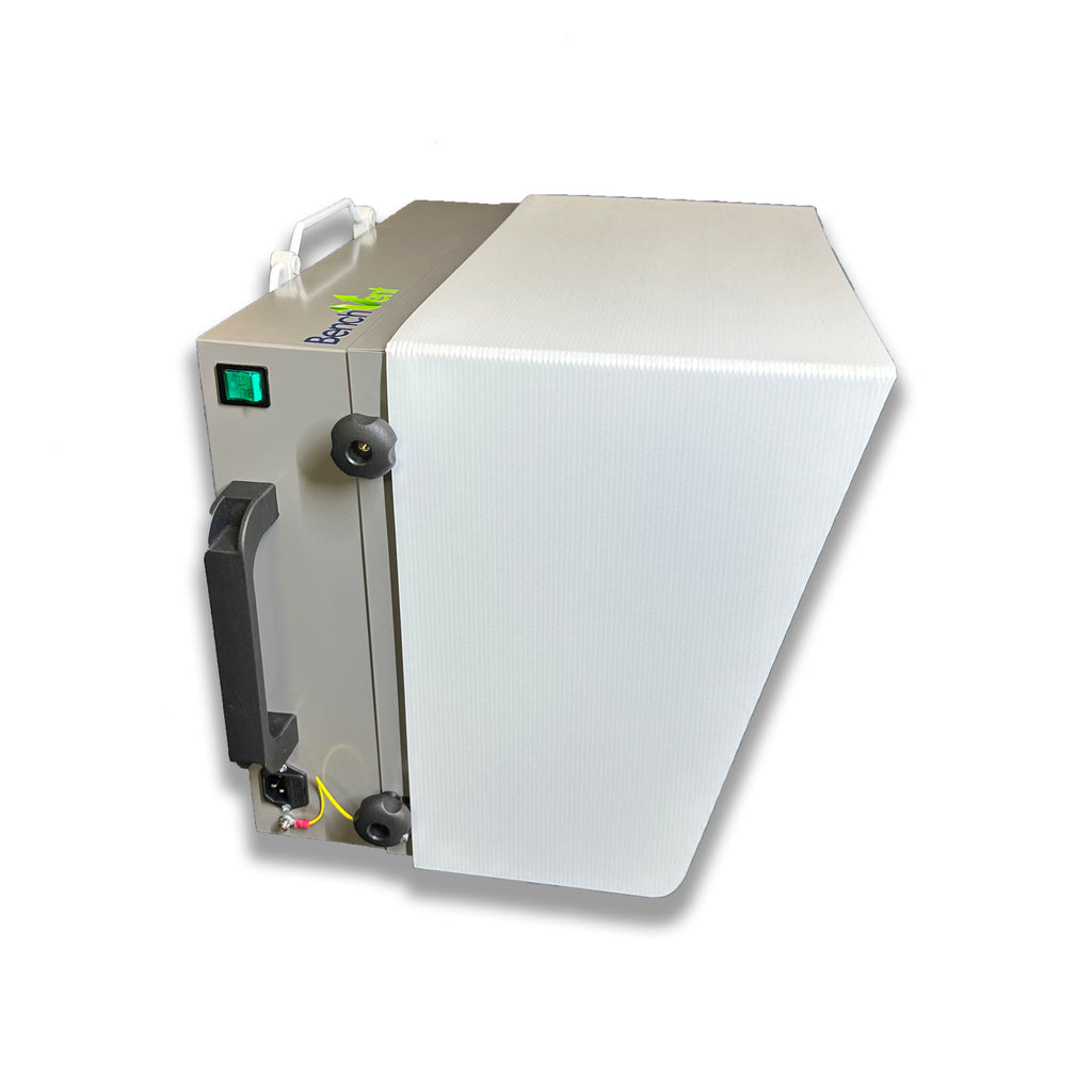 A300S Bench Vent Cabinet side view