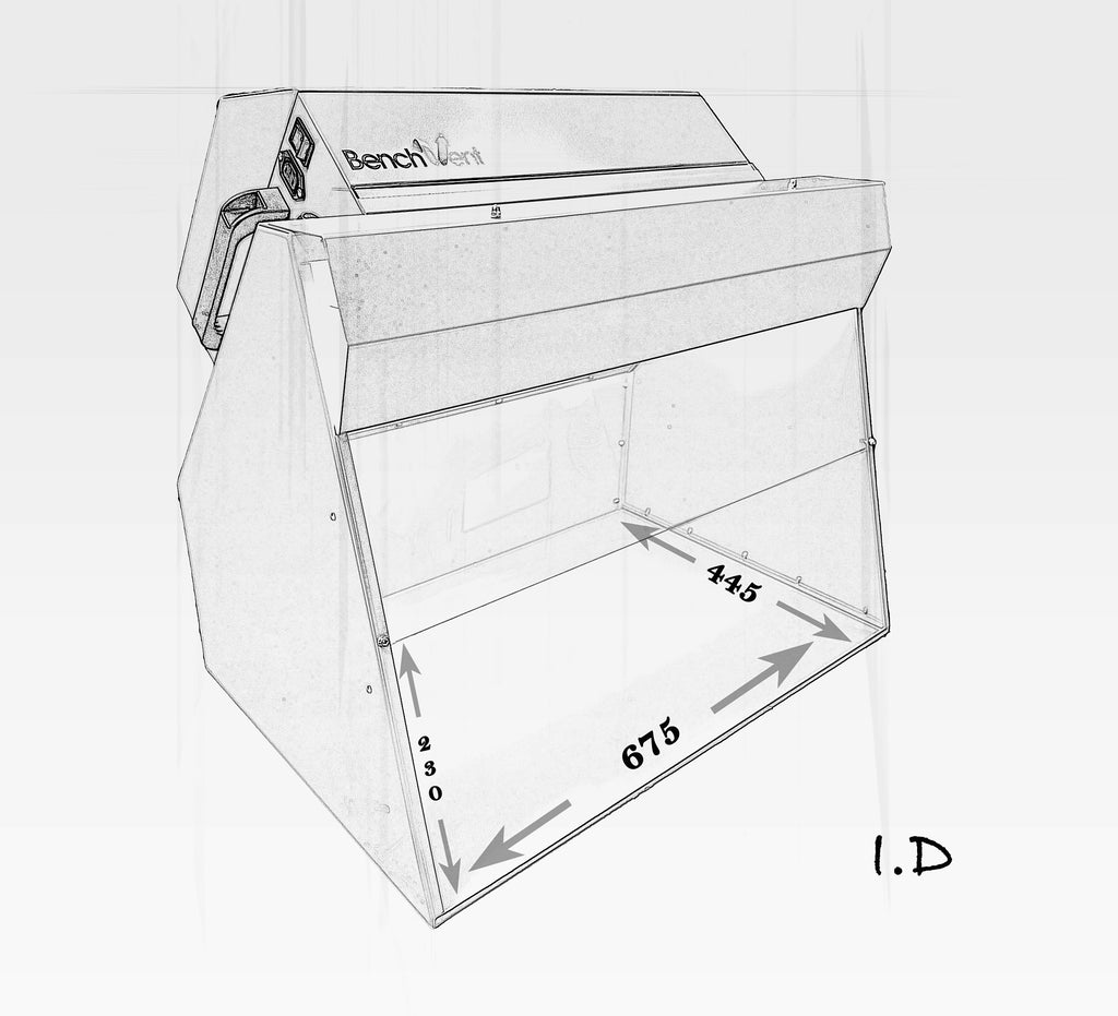 T660H-C Bench Vent Sketch View