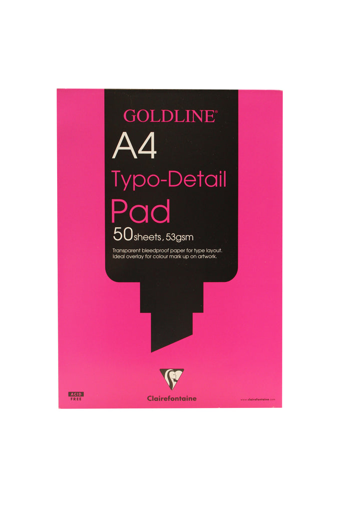 Goldline A4 Typo Detail-Pad 53gsm