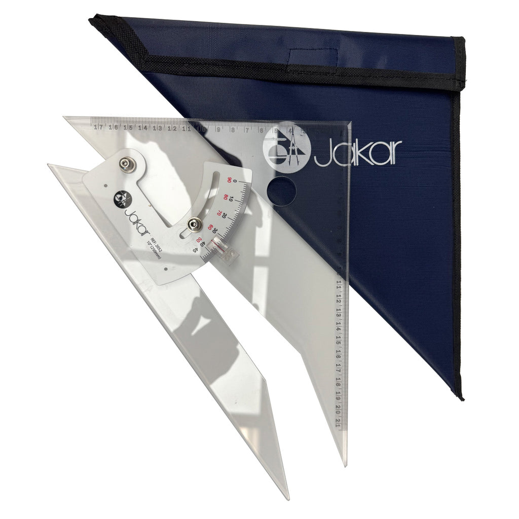 Jakar 10" adjustable set square 2052