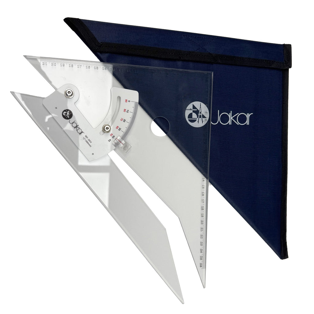 Jakar 2053 12" adjustable set square