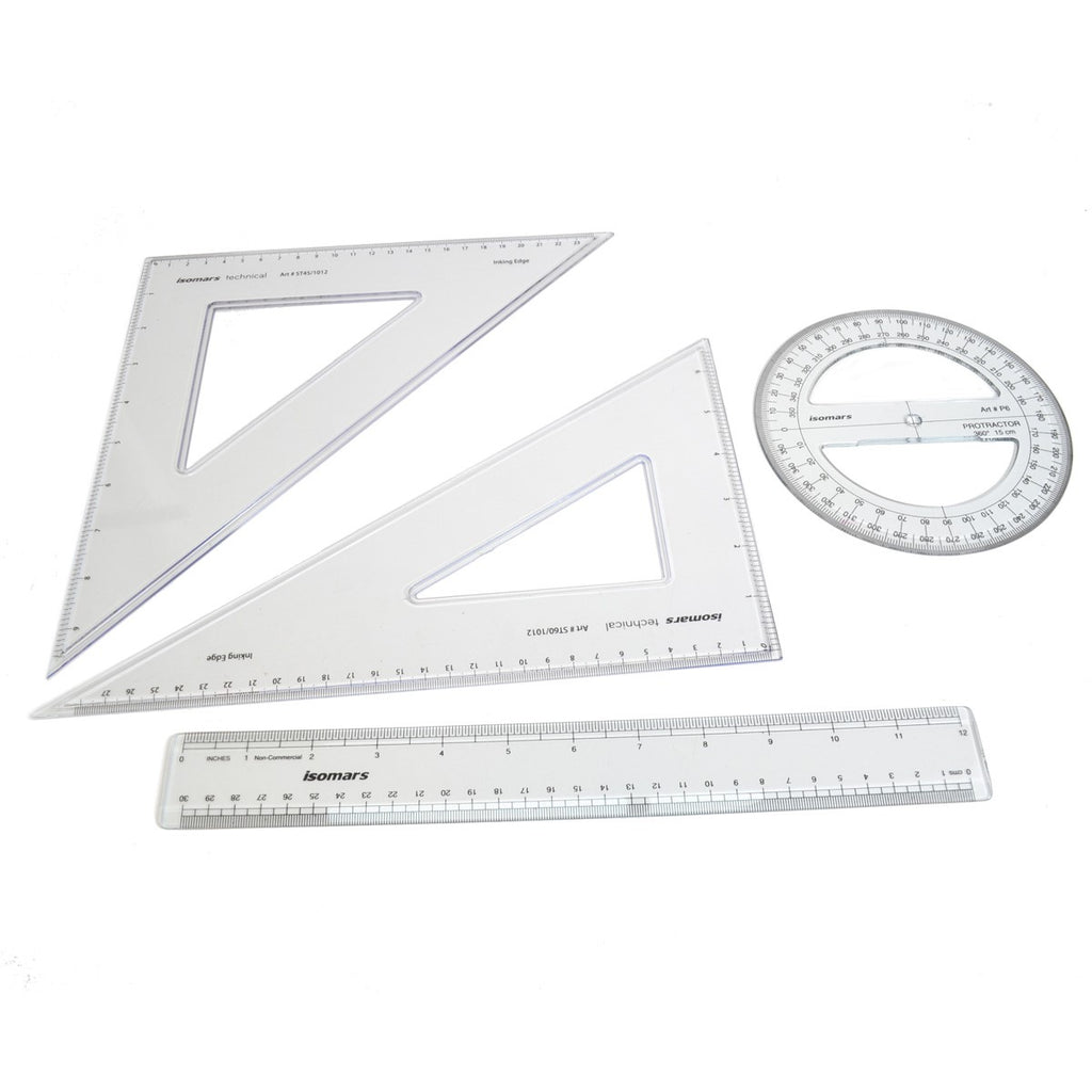 GraphicPro 4-piece Geometry Set