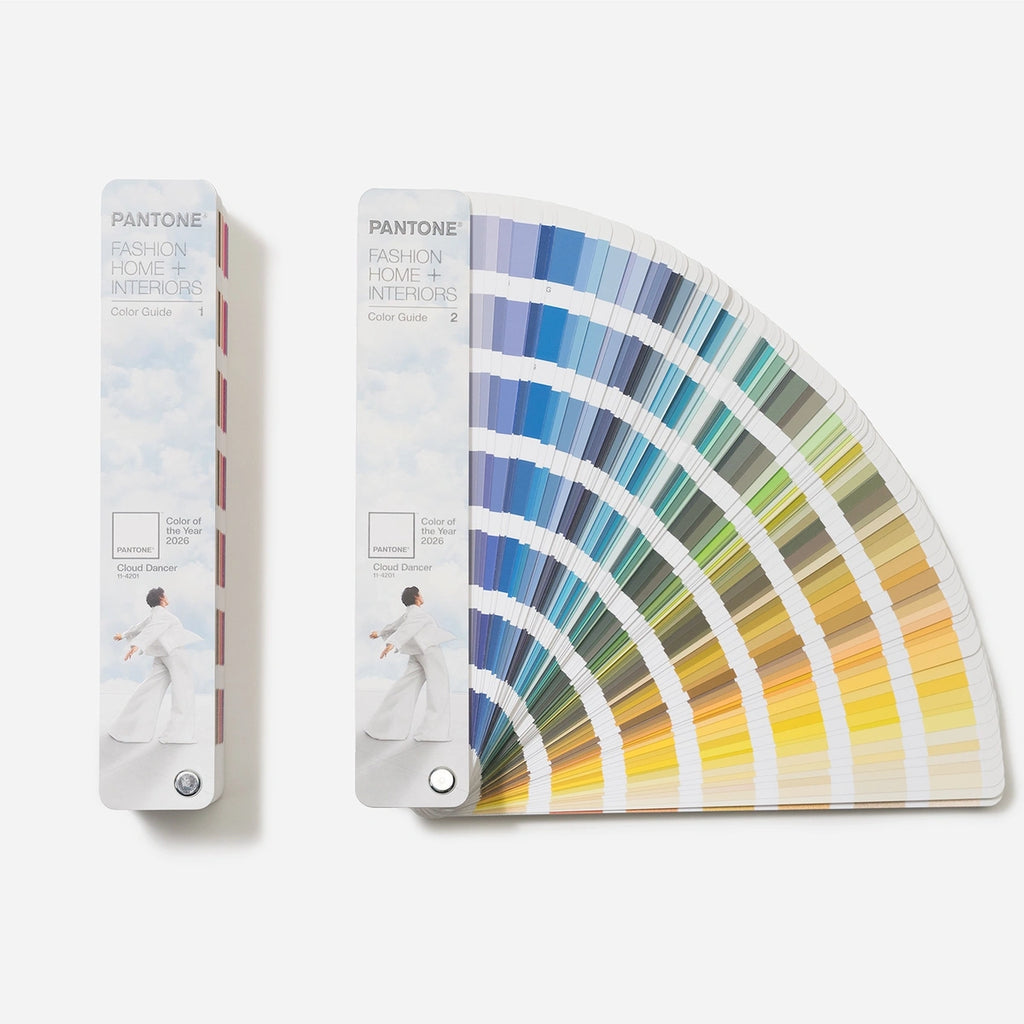 Pantone color guide on a white background