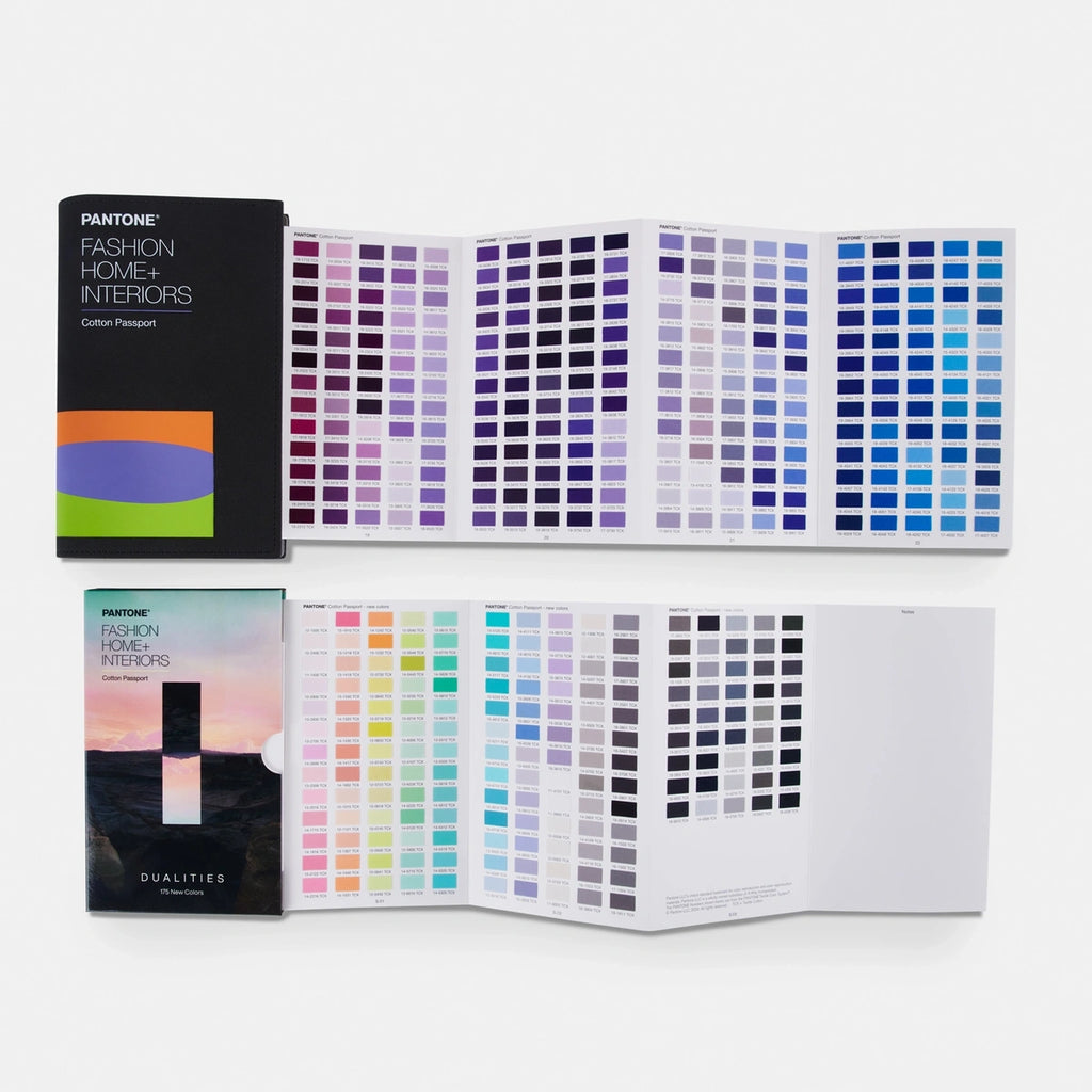 Pantone Cotton Planner open