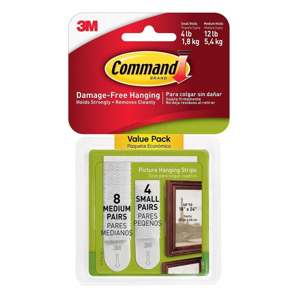 3M Command medium small hanging strips