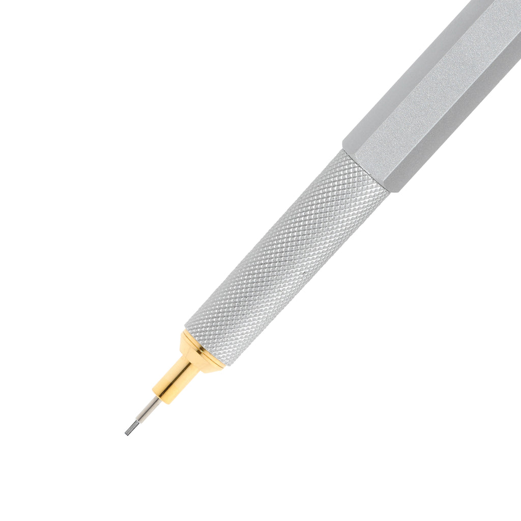 Knurled silver Rotring 800 mechanical pencils