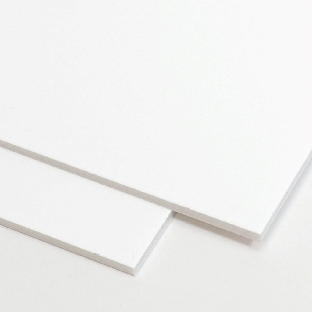 White 3mm foam centred board
