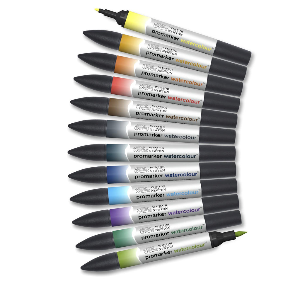 Winsor & Newton ladscape Promarker watercolour graphic marker set