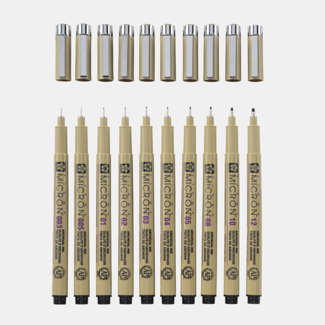 Pigma Micron wallet 10