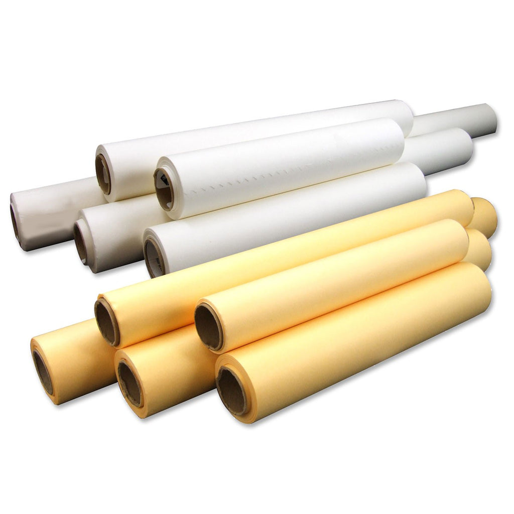 Bienfang white and canary sketching rolls