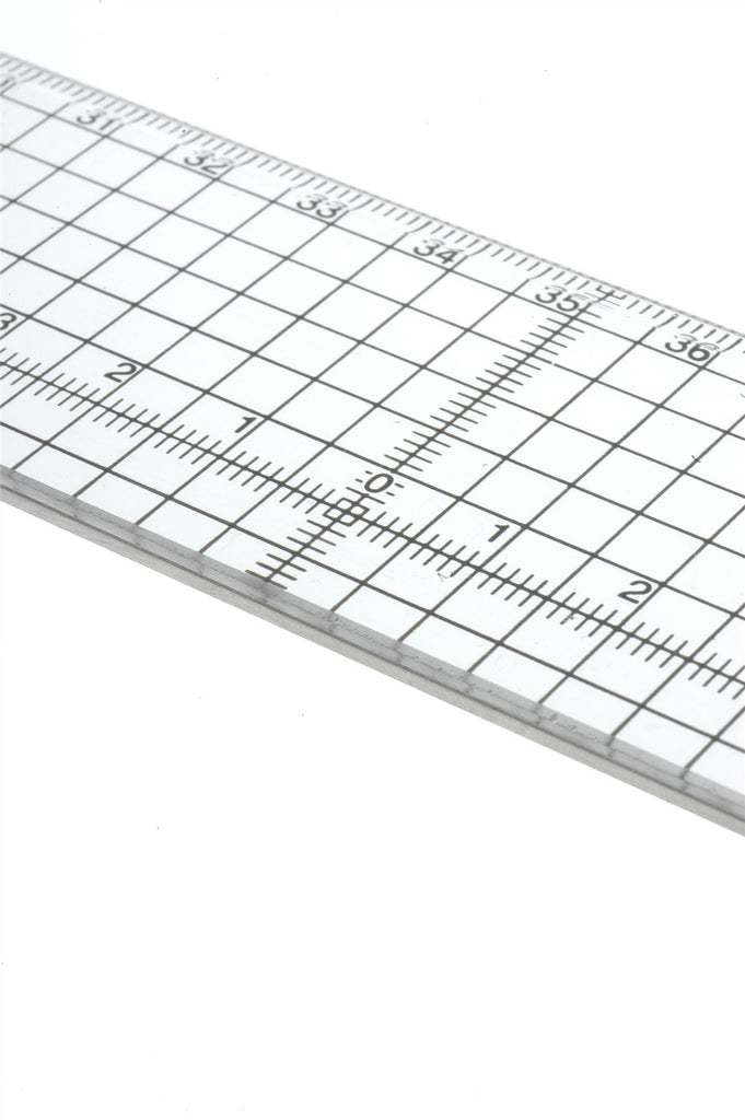 Acrylic metal edged chartmate rulers