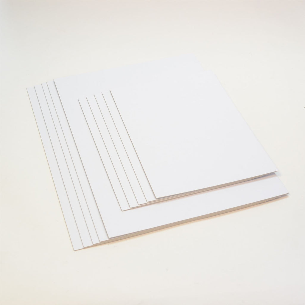 White Mountboard 1400 micron A1 A2 A3 A4