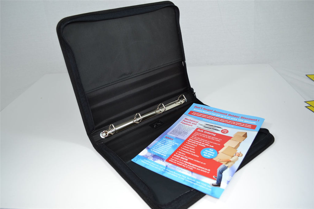 Ring mechanism for presentation portfolios