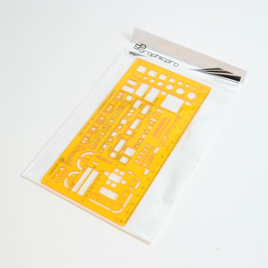 Architect Combo Template 1:100 scale