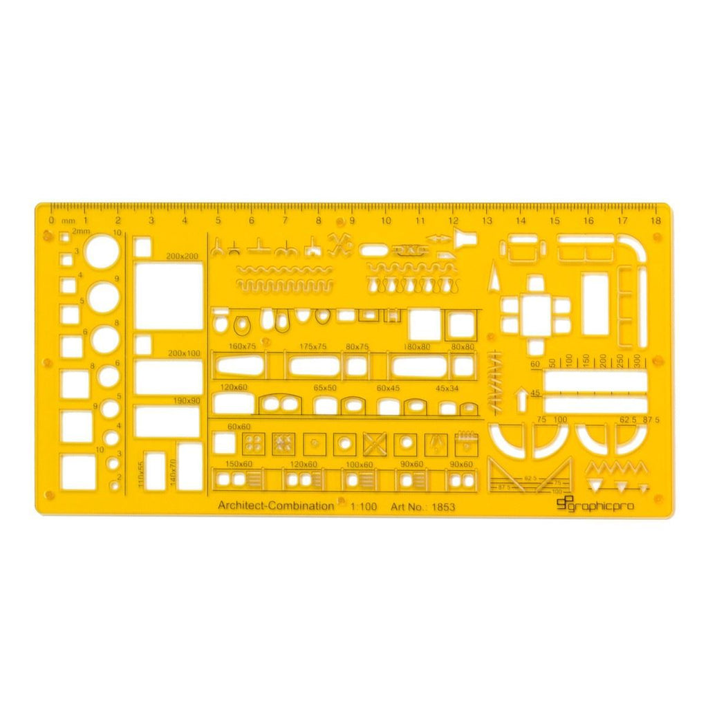 GraphicPro Architects 1:50 Combo Template