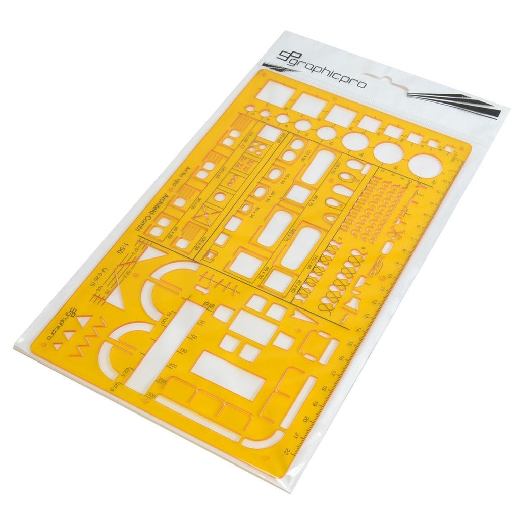 GraphicPro Architect Combo Template 1:50-GraphicPro-graphicsdirect.co.uk