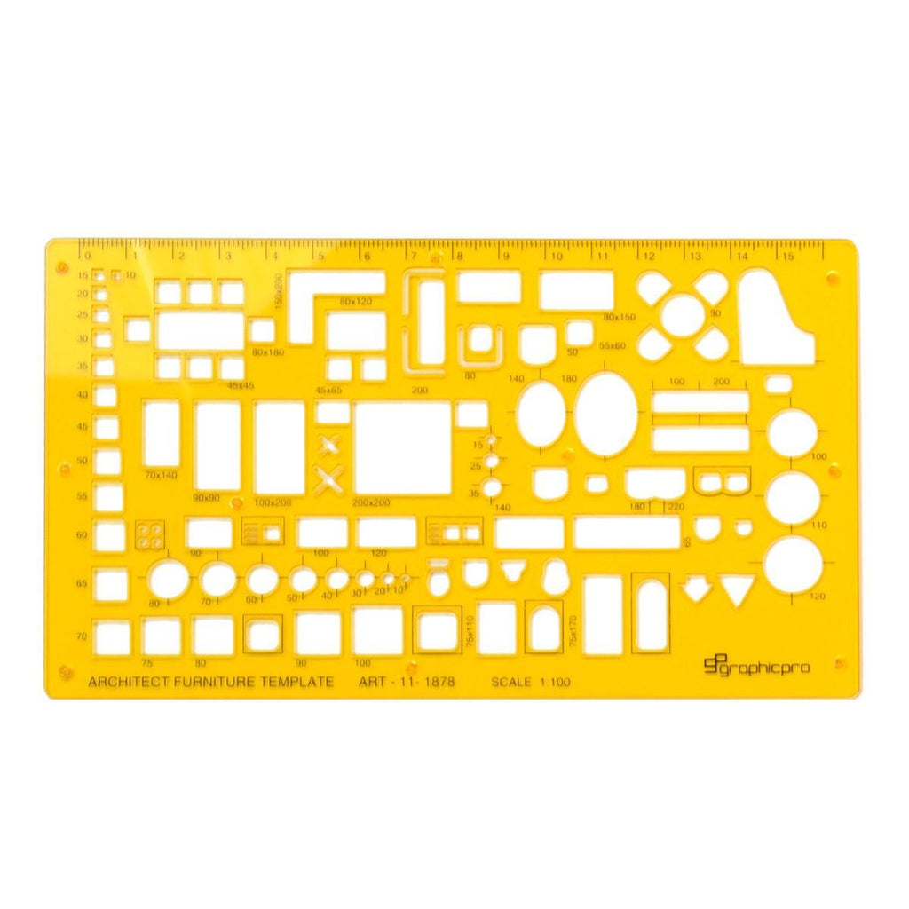 Architect Furniture Template 1:100