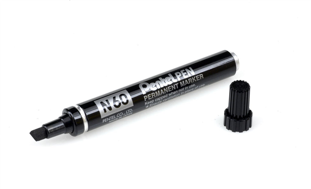 Permanent Black Marker from Pentel N60