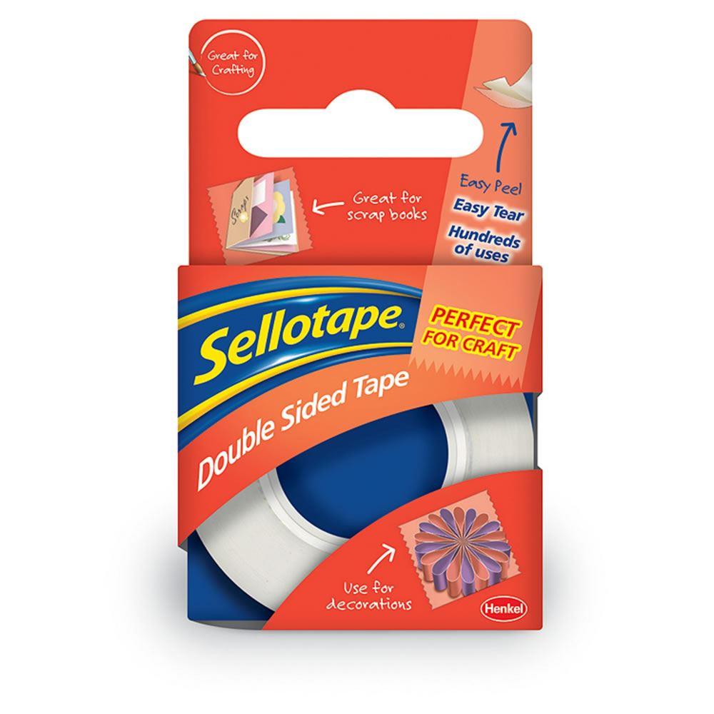 Sellotape double sided adhesive tape