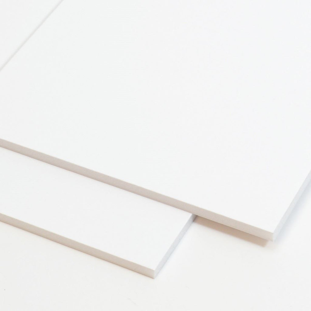 white A1, A2, A3, 5mm foam centred board