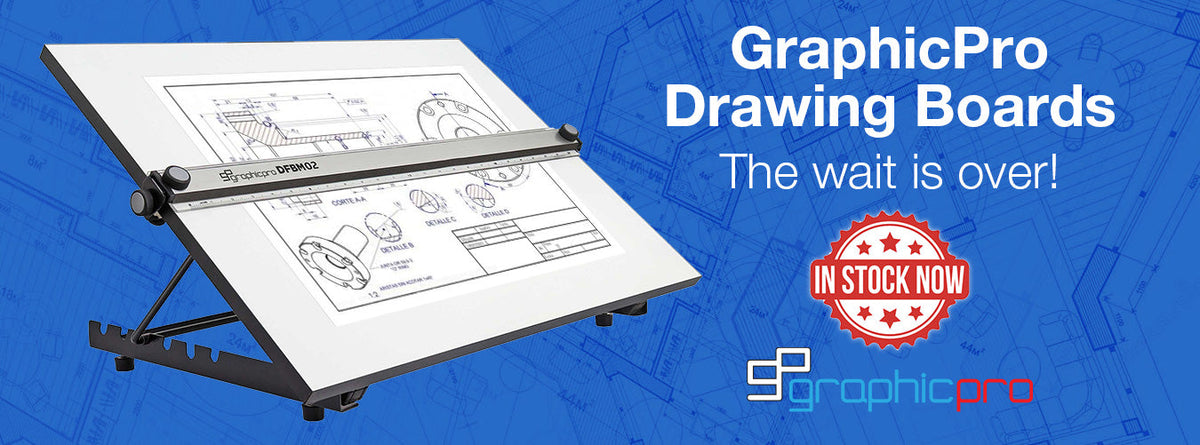 GraphicPro A1, A2 & A3 Drawing Boards for students and professionals