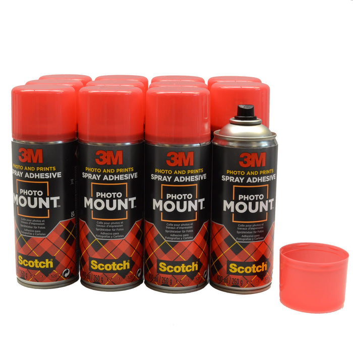 3M spray adhesive range - Spraymount, Photomount and Displaymount