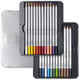 open tin 0490013 Winsor & Newton soft core colouring pencil set 24
