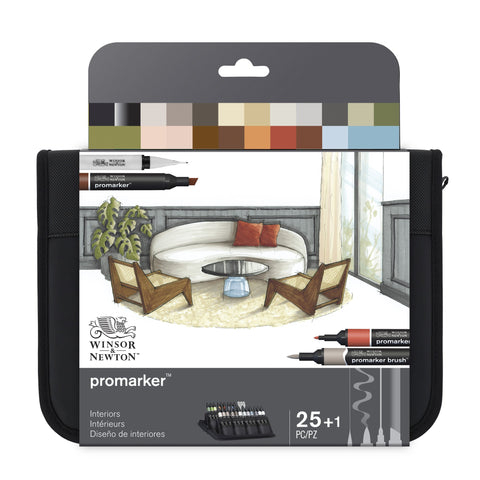 Winsor & Newton 24 Interiors Set
