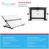 A2 Drawing Board from GraphicPro with adjustable back stand