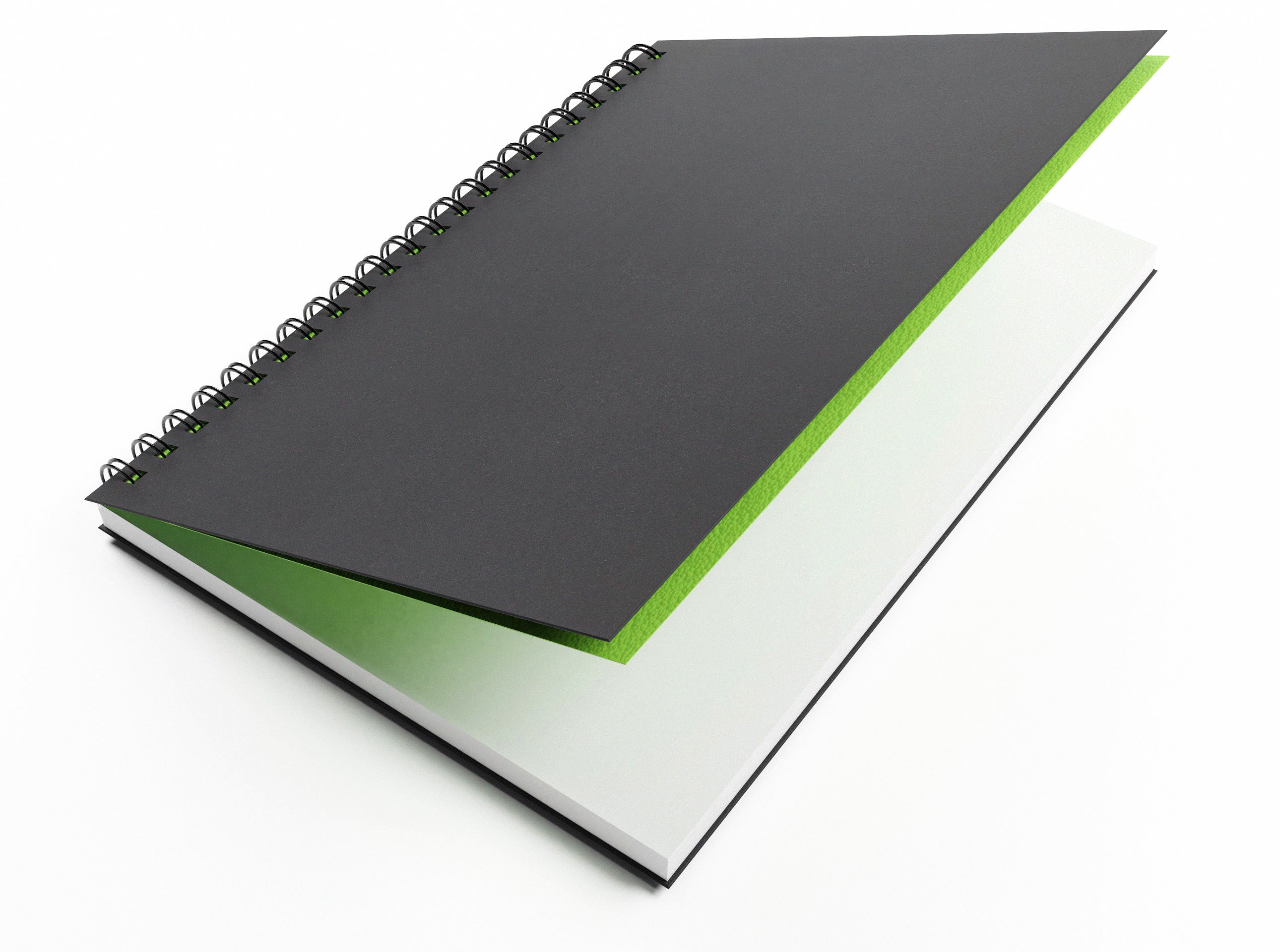 Artgecko Skizzenbuch A4 Hochformat – 80 Seiten, 150 G/m² Säurefreies Zeichenpapier, Gelber Einband