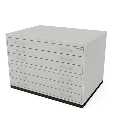 A1 6-Drawer Traditional Wooden Plan Chest