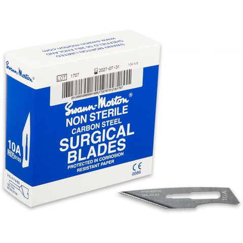 Swann-Morton No10a non sterile surgical blades
