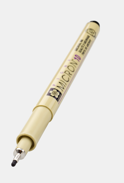 XSDK005-49 Sakura Pigma Micron 005 Marker Pen, 0.20mm Tip, Black, Pack of 2