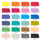 24 promarker colour chart for art and illustration set