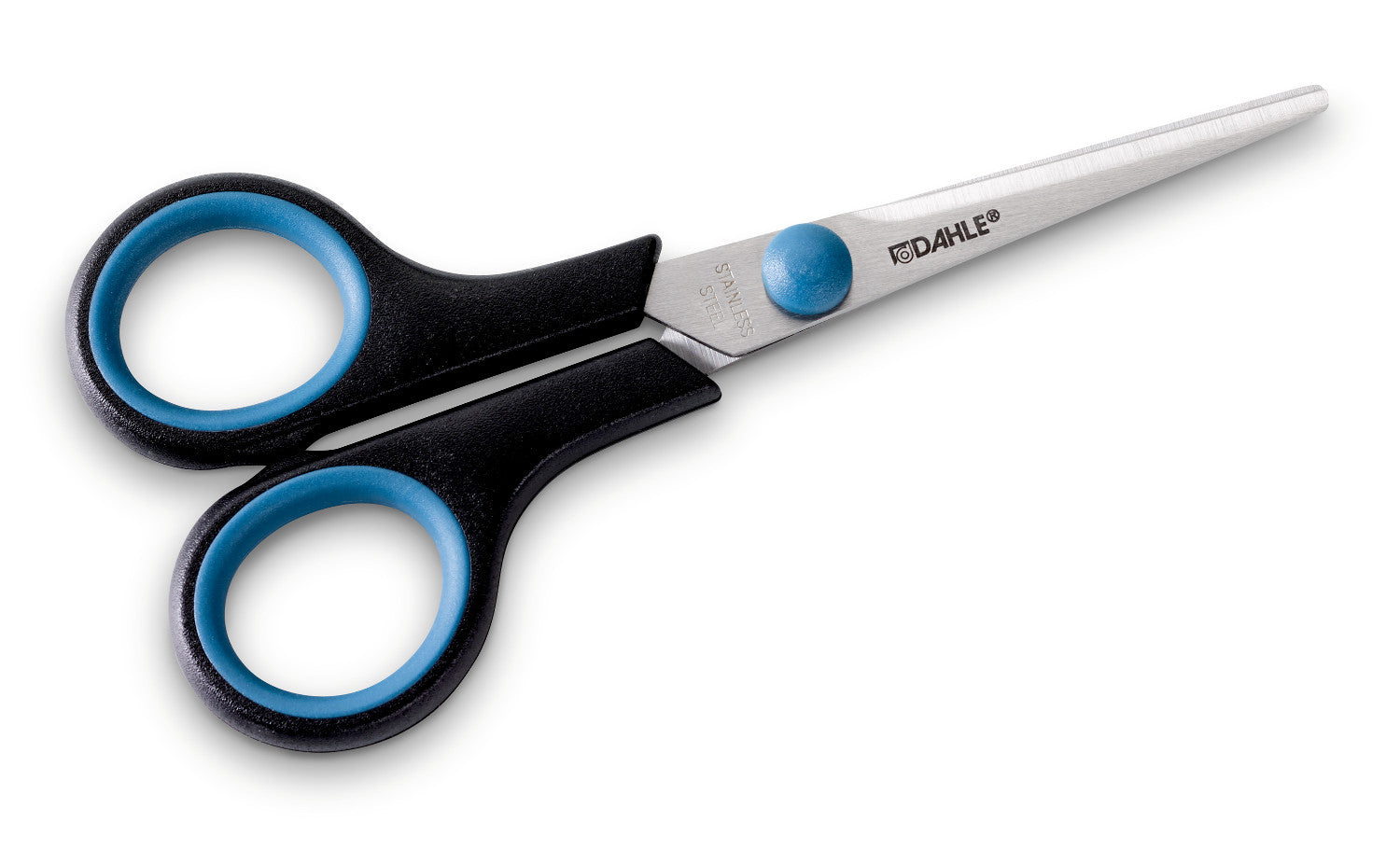 Leitz Titanium Scissors, Right Or Left Handed  Ambidextrous , 180 Mm, Office Stationary Ergonomic Handle Blue