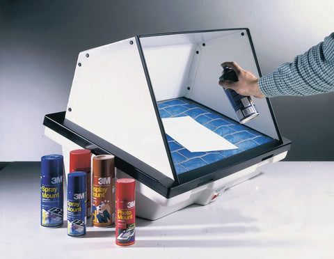 A2 SimAir Gloo Booth 3M aerosol adhesive sprays