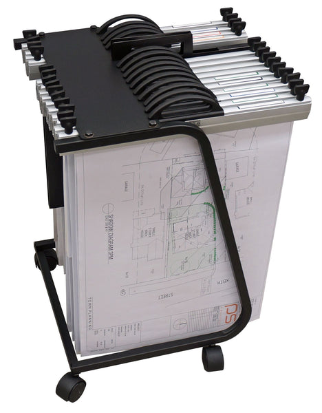 Arnos Hang-A-plan register met frontlade 650 mm breed A1 voor 150 Arnos Hang-A-plan register met frontlade 650 mm breed A1 voor 150