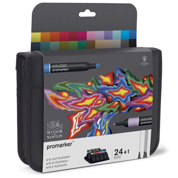Winsor & Newton ProMarker 24 Arts & Illustration Set — Graphics