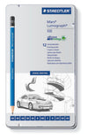 Staedtler Mars Pencil Set 8B - 2H-Staedtler-graphicsdirect.co.uk