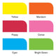Winsor & Newton Vibrant Colour Graphic Markers Swatch